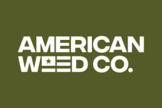 design cannabis and medical logo