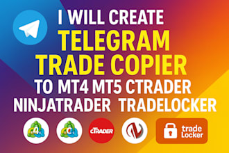 create trade copier from telegram trade copier mt4 mt5 ctrader ninjatrader