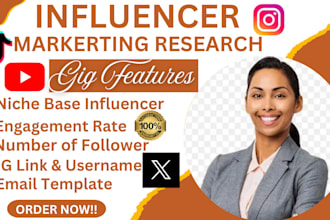 find best tiktok, instagram, youtube influencers list for influencer marketing