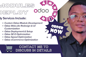 design or redesign odoo website, showit website, bubble or duda website