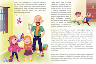illustrate kids book with custom art