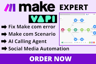 setup make com scenario make com automation vapi ai make com integromat webhook