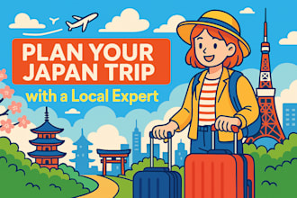 create a custom travel itinerary for your trip to japan