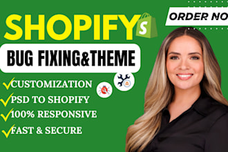 do shopify custom coding shopify bug fix and custom theme development