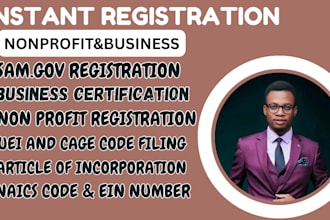do sam gov, nonprofit registration, llc registration, uei, cage code, naics code
