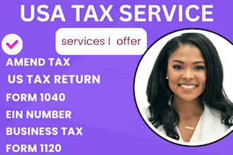 us tax fillings individual and business tax 1040, 1065 1120 returns, amend tax
