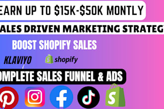 boost shopify sales store marketing funnel promotion increasing social media ads