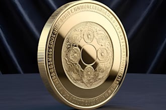 3d coin model 3d bas relief 3d printing 3d sculpting family history 3d madallion