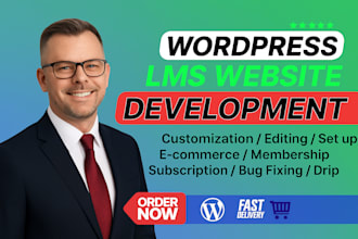 create buddyboss lms or learndash website