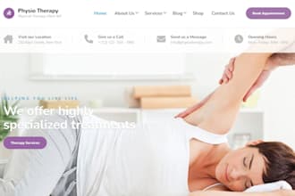 design responsive medical website mental health wellness website therapy website