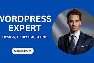 design, redesign wordpress website as elementor pro expert