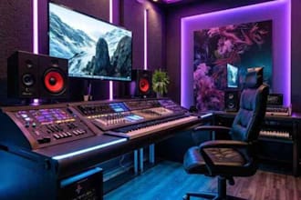 create a cover song backing track acoustic remake music album production