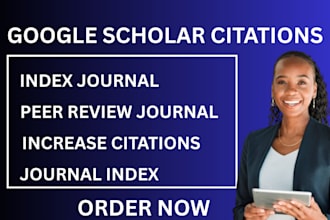 publish google scholar articles, increase citations with peer review journals
