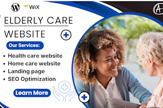 build elderly care website home care website home care wordpress website design