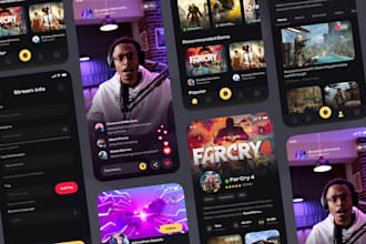 develop livescore app sport livestreaming website social chat app livestream app
