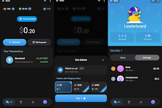 create a telegram mini app or game or airdrop mini app bot