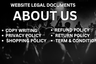 write seo website content copywriting bio brand story landing page copy about us