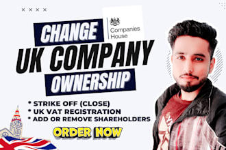 change UK company address, ownership, utr number, cs01, vat