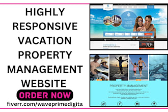 design vacation airbnb property management travel guesty realtor tour website