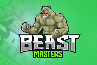 make the best cartoon mascot logo for you 24 hr
