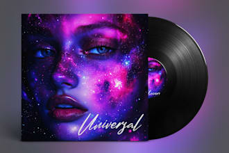 design awesome album or single cover art