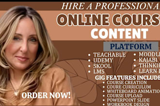 create lesson plan udemy course video course creation thinkfic course curriculum