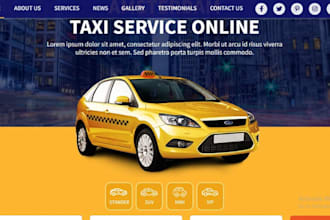 design taxi booking website car rental chauffer booking website limousine