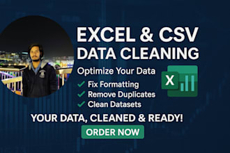 clean, format, merge, split excel data