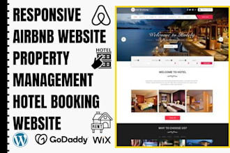 design airbnb vacation rental website property management hotel booking website