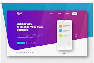 designreal estate, healthcare, ai tech websites for legal services,  and saas