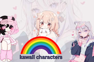 create an adorable kawaii chibi mascot or cartoon logo
