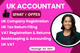 do uk bookkeeping, uk accounting, uk vat registration, uk ltd company and uk tax