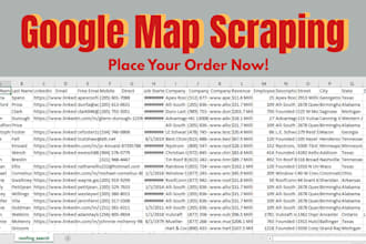 google map scraping b2b business lead generation, maps scraper web data scraping