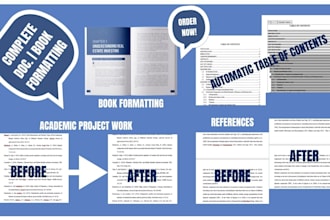 professional document formatting, microsoft word, ms word expert,book formatting
