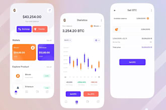 build crypto wallet app, erc20,bep20,bsc token wallet, web3 dapp,blockchain app