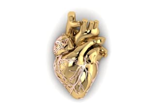 create a modern 3d cad jewelry design and render it