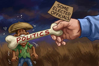 draw attractive political meme illustration for you