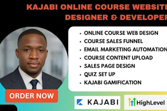 create and customize a professional kajabi website for your brand