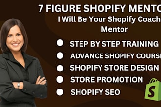 be your 7 fig shopify dropshipping mentor, shopify coach and sales