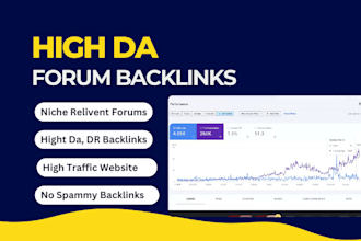 provide forum comment forum backlinks and blog comment links