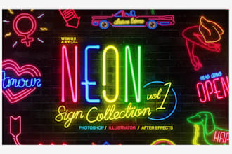design neon website neon shopify store neon sign shopify neon store neon light