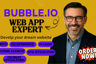 develop responsive bubble io web apps and saas solutions