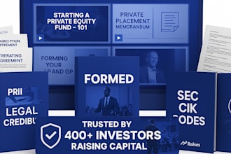 form your private equity fund legally