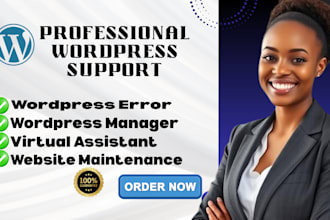 do wordpress website maintenance and support website