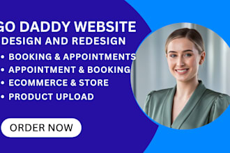 be your godaddy expert for godaddy design godaddy redesign godaddy landing page