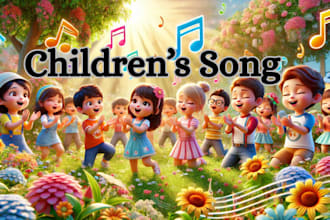 produce childrens kid song nursery rhymes jingles lullaby youtube channel music