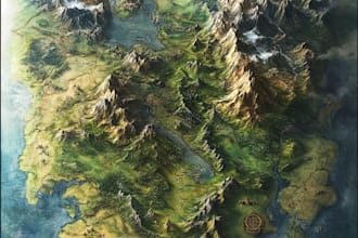 create fantasy world map design custom dnd game map