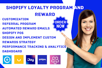 setup shopify loyalty program and reward joy reward bon smile yotpo appstle