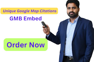 boost your business with 75 to 150 google map citations and gmb embed