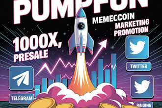 1000x memecoin marketing telegram presale memecoin twitter promotion to 1m mc